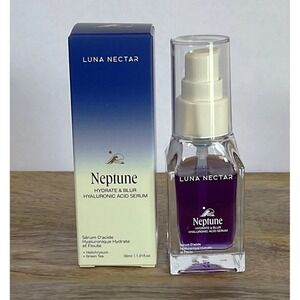 New‎ Luna Nectar Neptune Hydrate Blur Hyaluronic Acid Serum 30ml 1.01oz